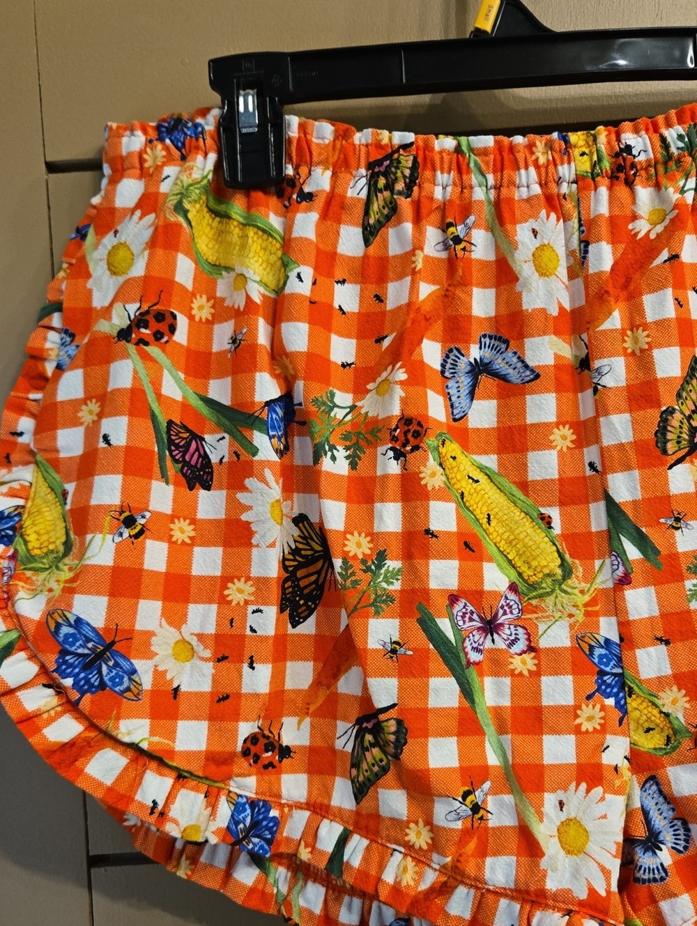 Lisa Says Gah Agatha Short In Garden Critter Gingham Size XL - Picture 6 of 10